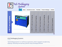 Tablet Screenshot of infopackkaging.com